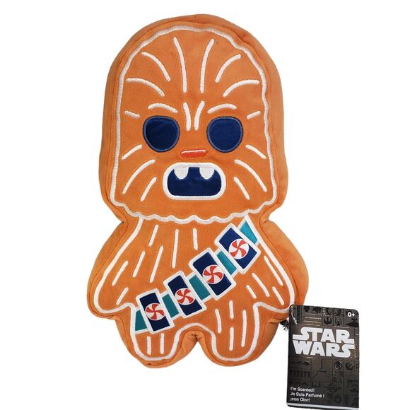 Disney Star Wars Chewbacca Gingerbread Scented Cookie Christmas Chewbacca Plush - Picture 7 of 7